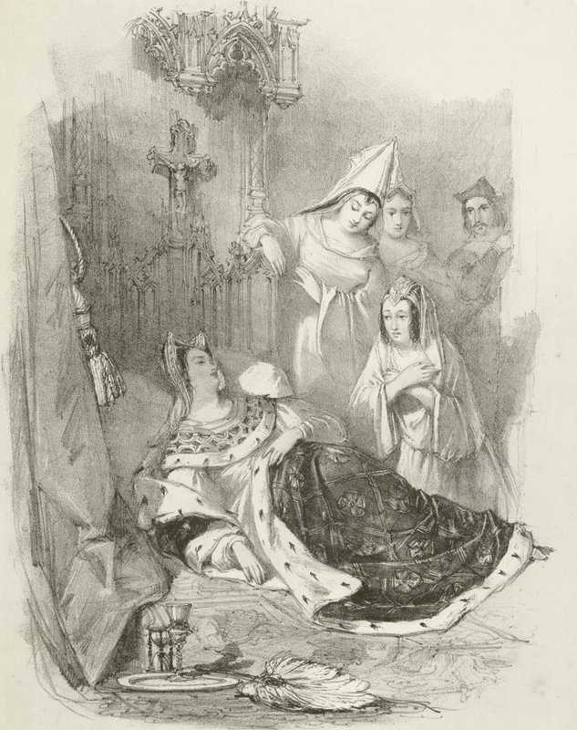 Lady Annes død af Joseph Nash