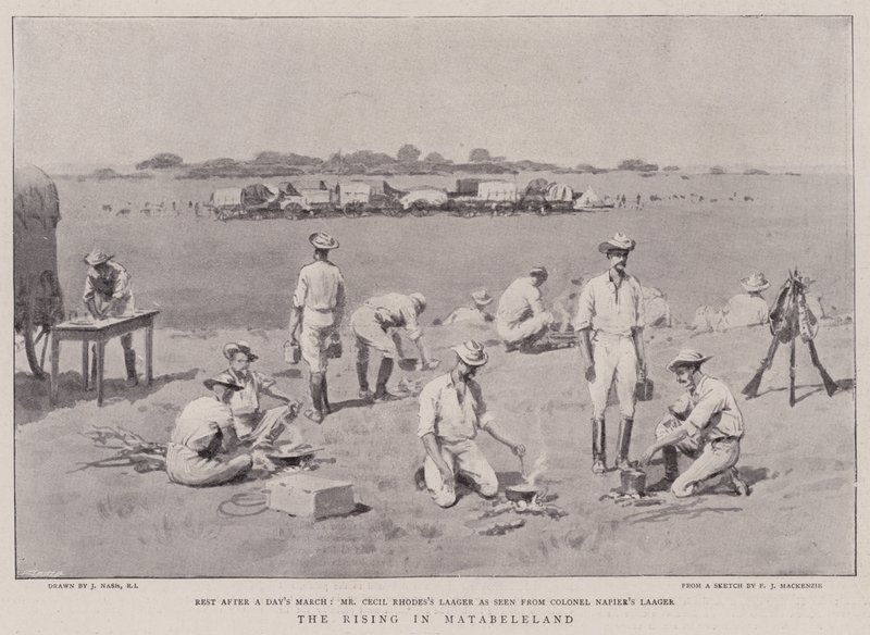 Opstanden i Matabeleland af Joseph Nash
