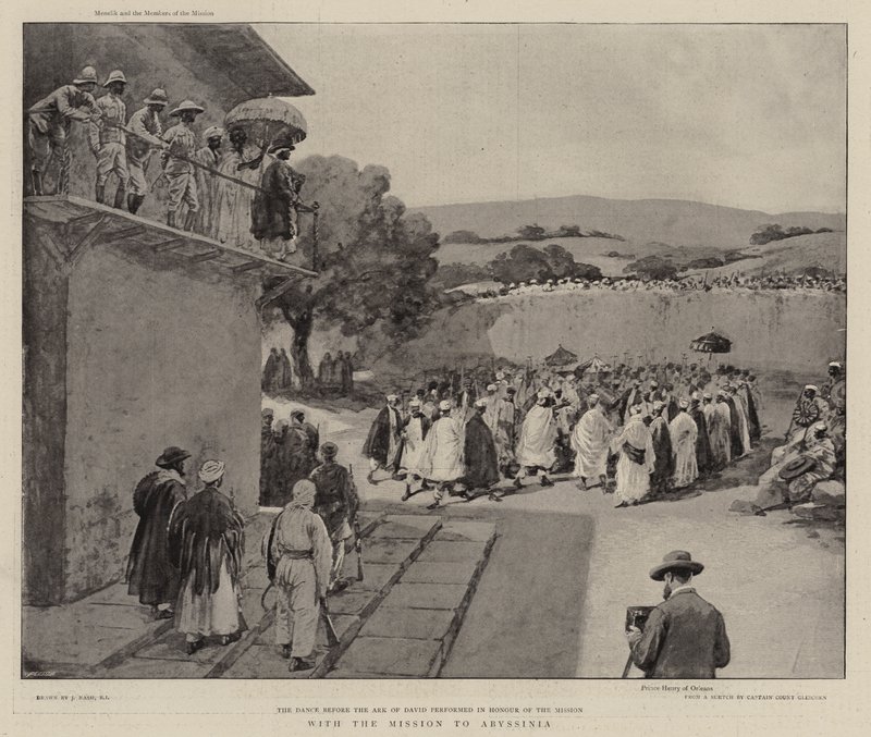 Med missionen til Abessinien af Joseph Nash