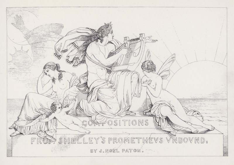 Shelleys Prometheus Unbound af Joseph Noel after Paton