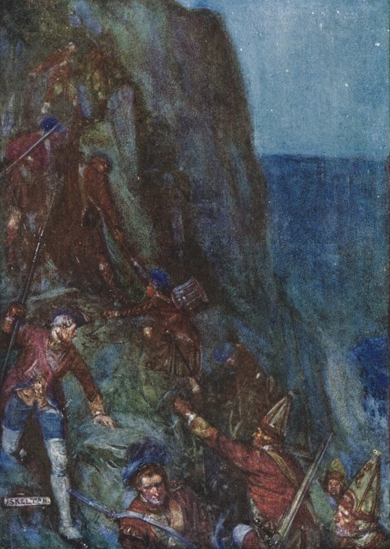 Glidende og snublende fortsatte mændene af Joseph Ratcliffe Skelton