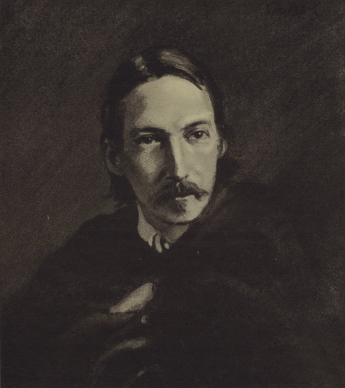 Robert Louis Stevenson af Joseph after Simpson