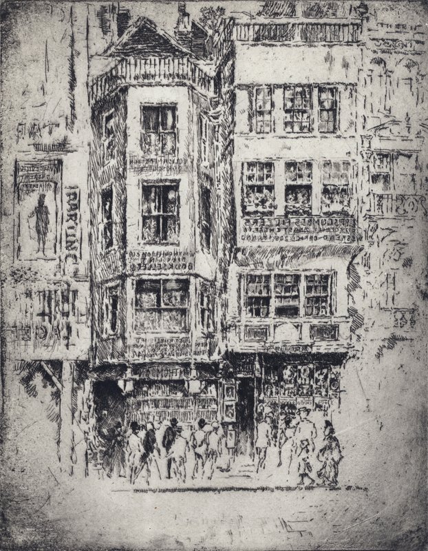 230 Strand (litho) af Joseph (after) Pennell