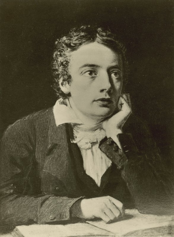 John Keats, engelsk digter (litho) af Joseph (after) Pennell