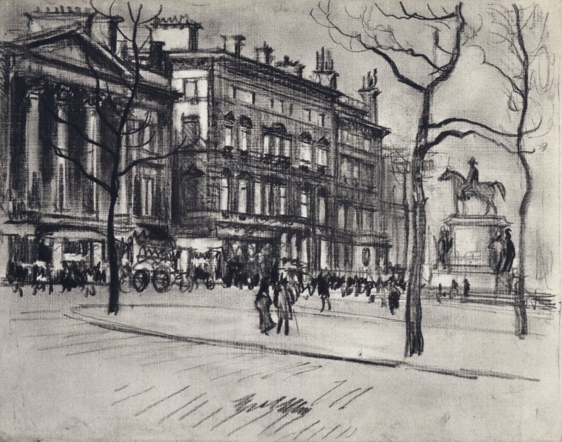 Piccadilly Palaces (litho) af Joseph (after) Pennell