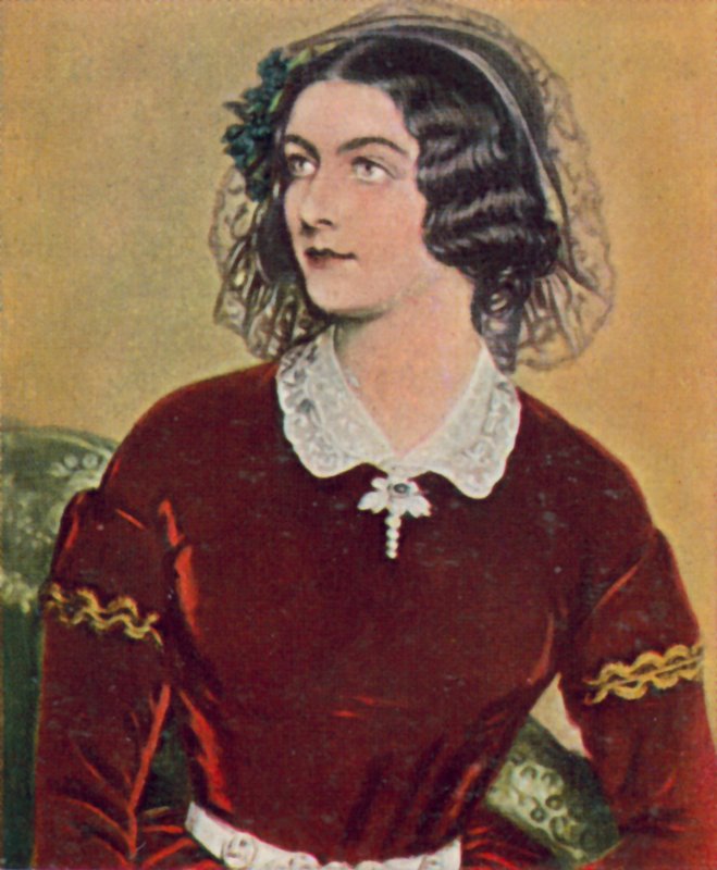 Lola Montez, irsk danserinde, der blev elskerinde til kong Ludwig I af Bayern (farvelitografi) af Joseph Carl (after) Stieler