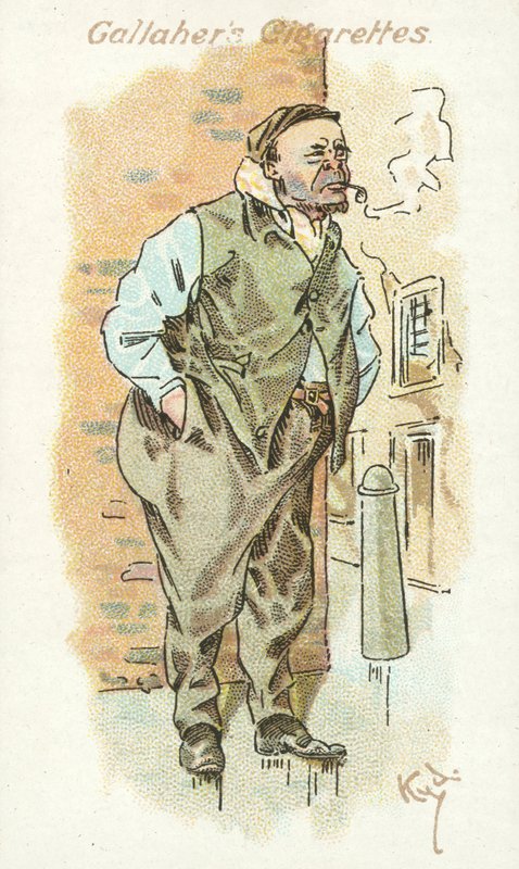 Votaries of the Weed nr. 7 (farvelitografi) af Joseph Clayton (1856 1937) Clarke