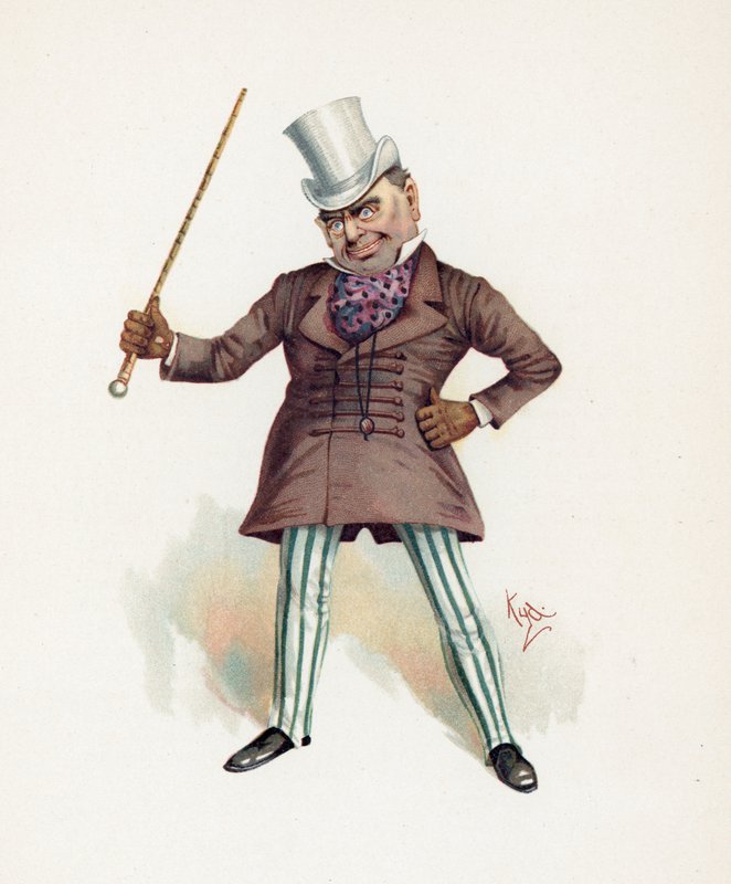 Major Bagstock, illustration fra 