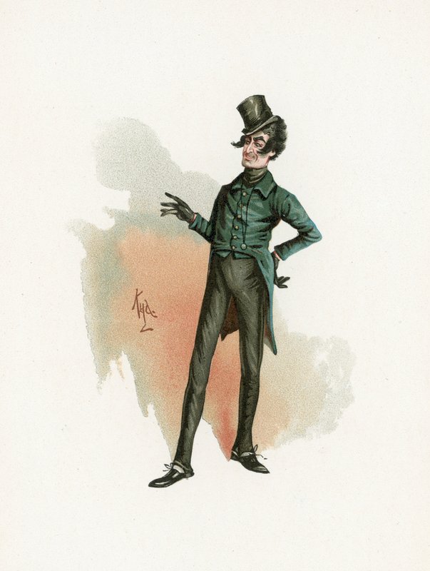 Mr Alfred Jingle, illustration fra 