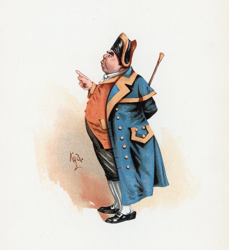 Mr. Bumble, illustration fra 