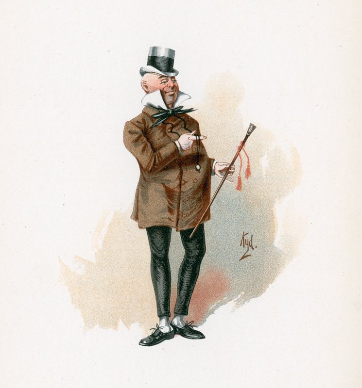 Mr. Micawber, illustration fra 