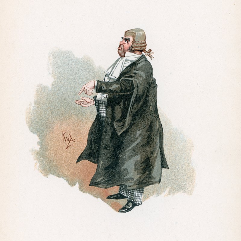 Sergent Buzfuz, illustration fra 