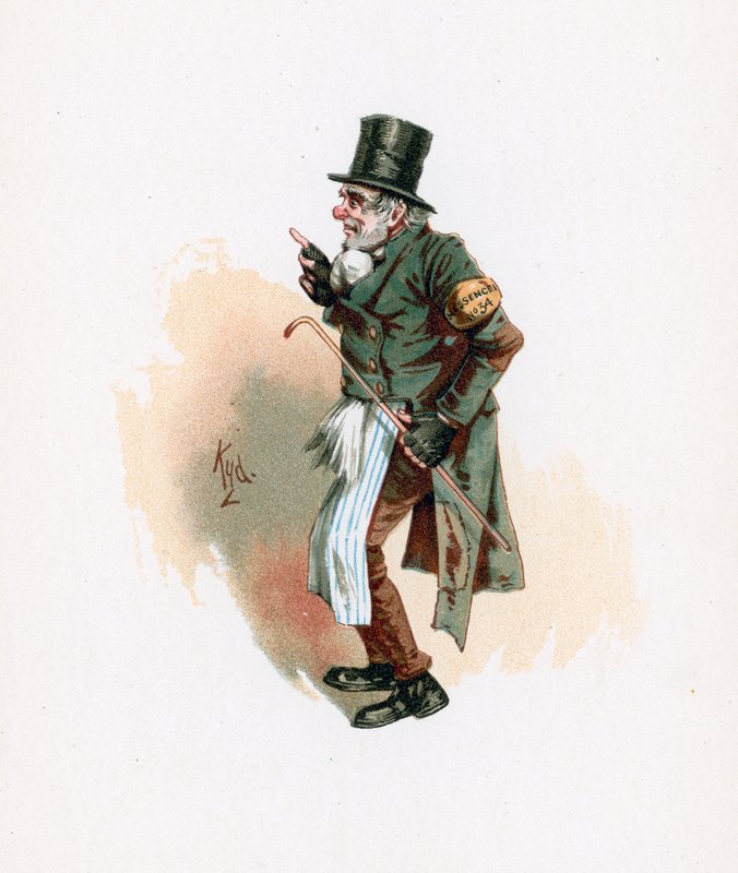 Trotty Veck, illustration fra 