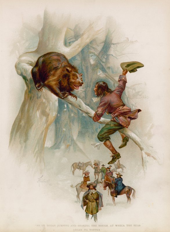 Illustration til Robinson Crusoe af Joseph Finnemore