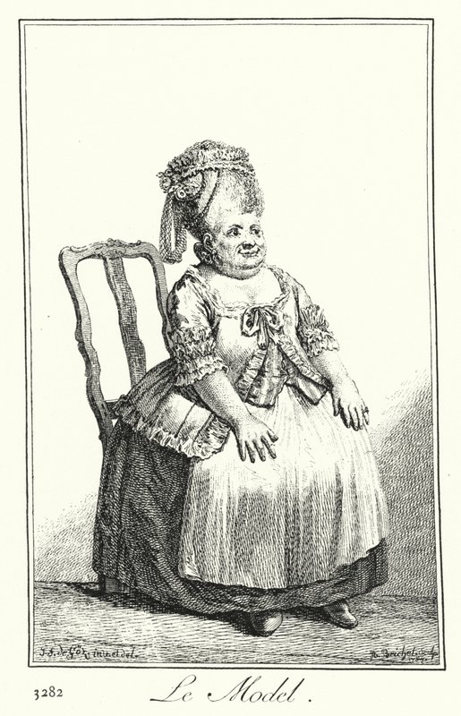 Modellen (gravering) af Joseph Franz von (after) Goez