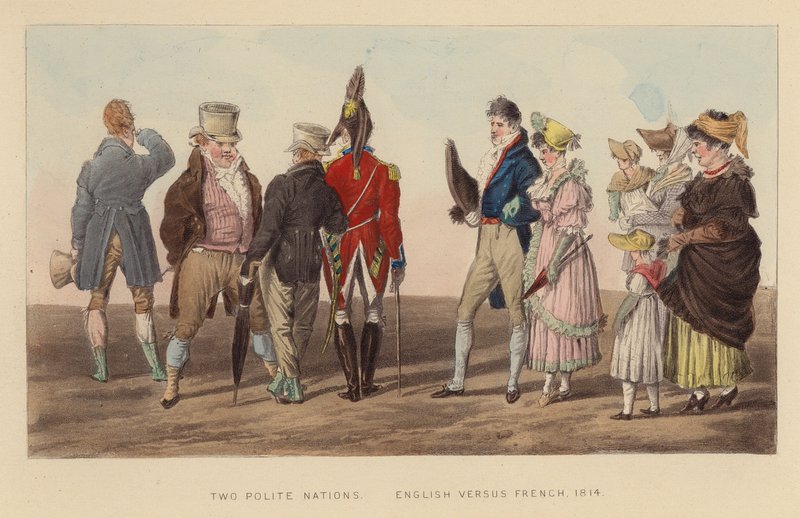 To høflige nationer, engelsk versus fransk af Joseph Grego