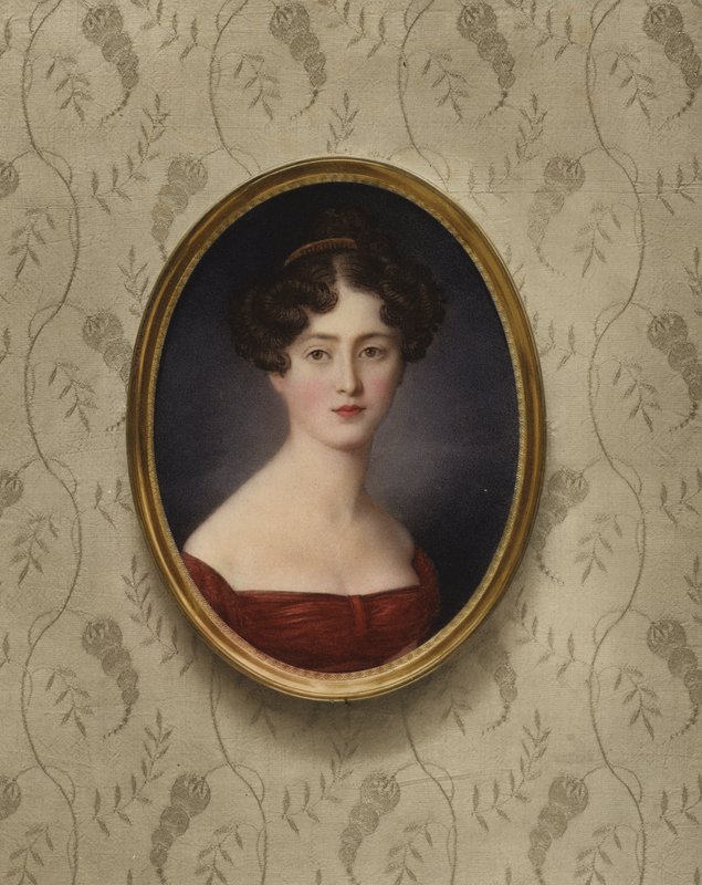 Portræt af Babette Horschelt, født Eckner af Joseph Heigel