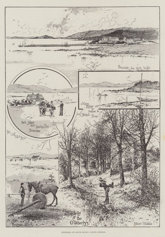 Buncrana, på Lough Swilly, County Donegal af Joseph Holland Tringham