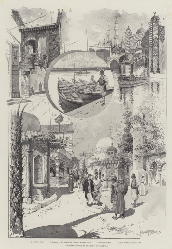 Konstantinopel i London ved Olympia af Joseph Holland Tringham