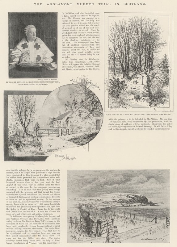 Ardlamont-mordssagen i Skotland af Joseph Holland Tringham