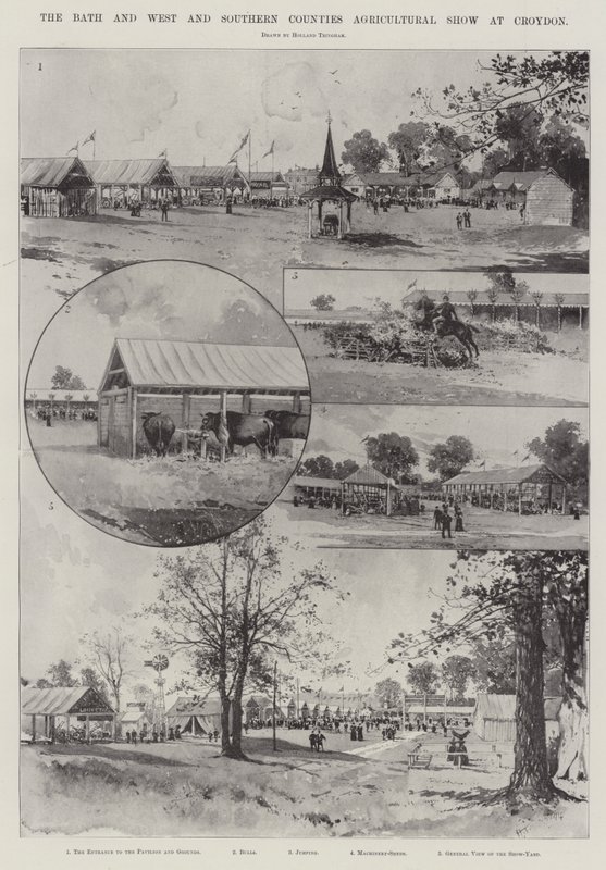 The Bath and the West and Southern Counties Agricultural Show i Croydon af Joseph Holland Tringham