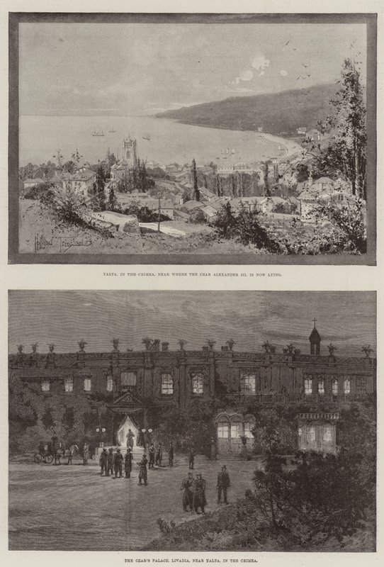 Alexander III af Ruslands død af Joseph Holland Tringham