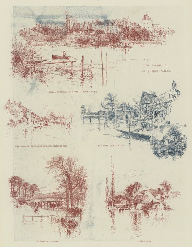 Oversvømmelserne i Thames Valley af Joseph Holland Tringham