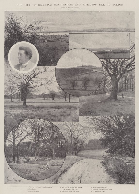 Gaven fra Rivington Hall Estate og Rivington Pike til Bolton af Joseph Holland Tringham