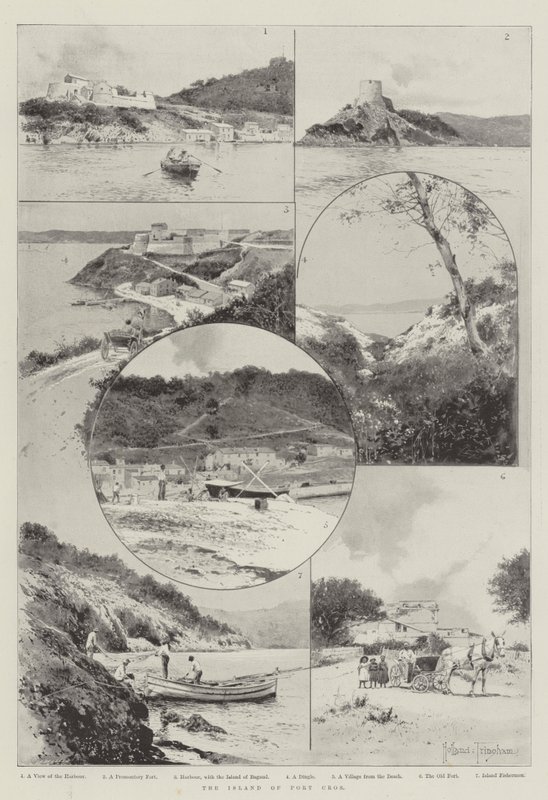 Øen Port Cros af Joseph Holland Tringham
