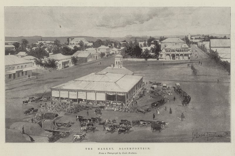 Markedet, Bloemfontein af Joseph Holland Tringham