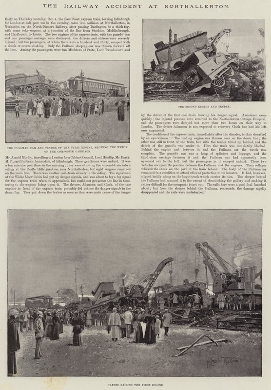 Jernbaneulykken ved Northallerton af Joseph Holland Tringham