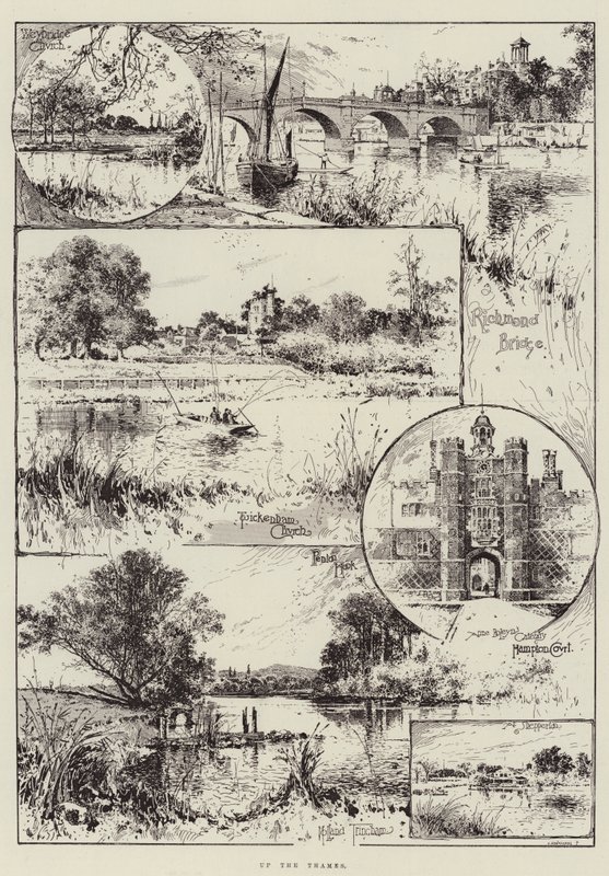 Op ad Themsen af Joseph Holland Tringham
