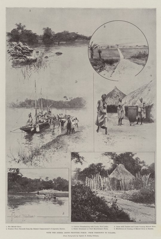 Med Sierra Leone Frontier Force, fra Freetown til Falaba af Joseph Holland Tringham