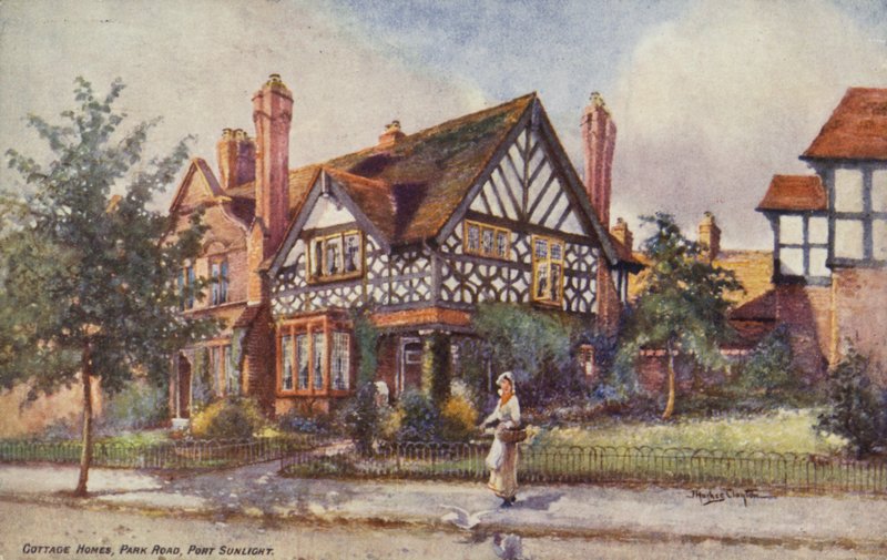 Cottage Homes, Park Road, Port Sunlight af Joseph Hughes Clayton
