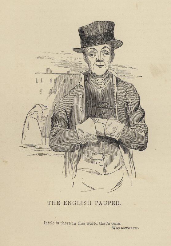 Kenny Meadows: The English Pauper (gravering) af Joseph Kenny (after) Meadows