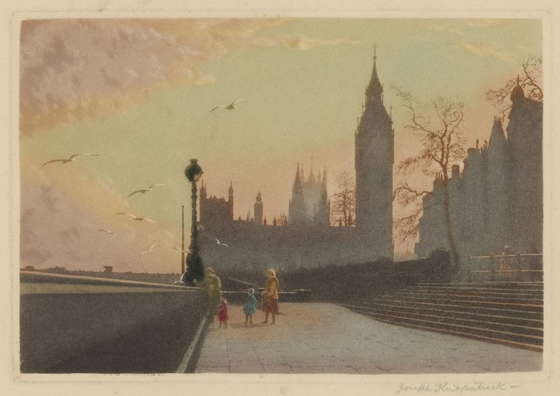 Houses of Parliament, Westminster af Joseph Kirkpatrick
