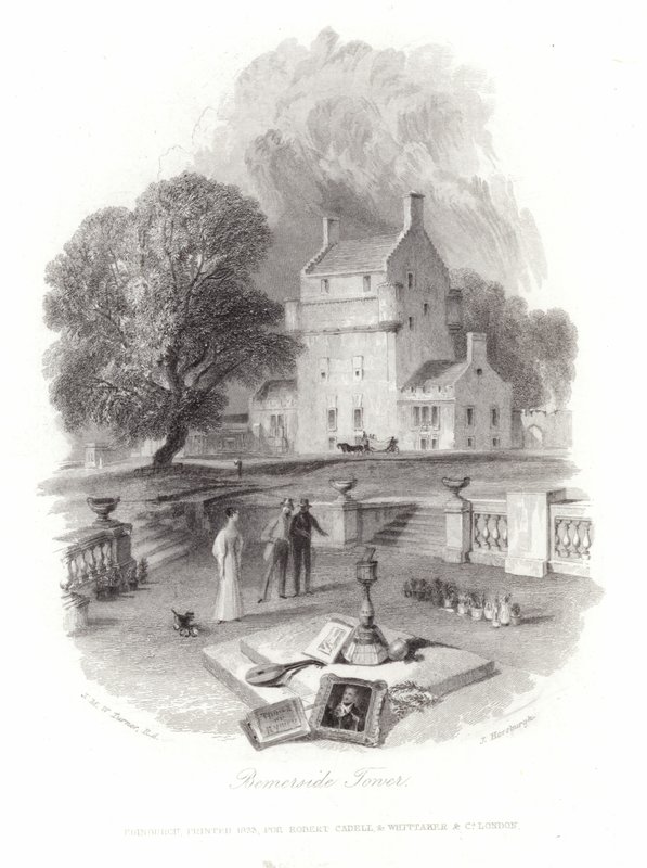 Bemersyde Tower af Joseph Mallord William Turner