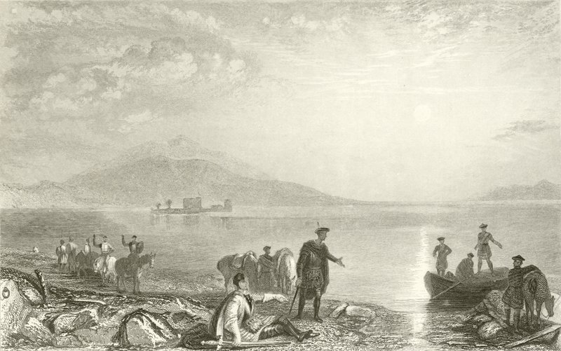 Loch Leven Slot af Joseph Mallord William Turner