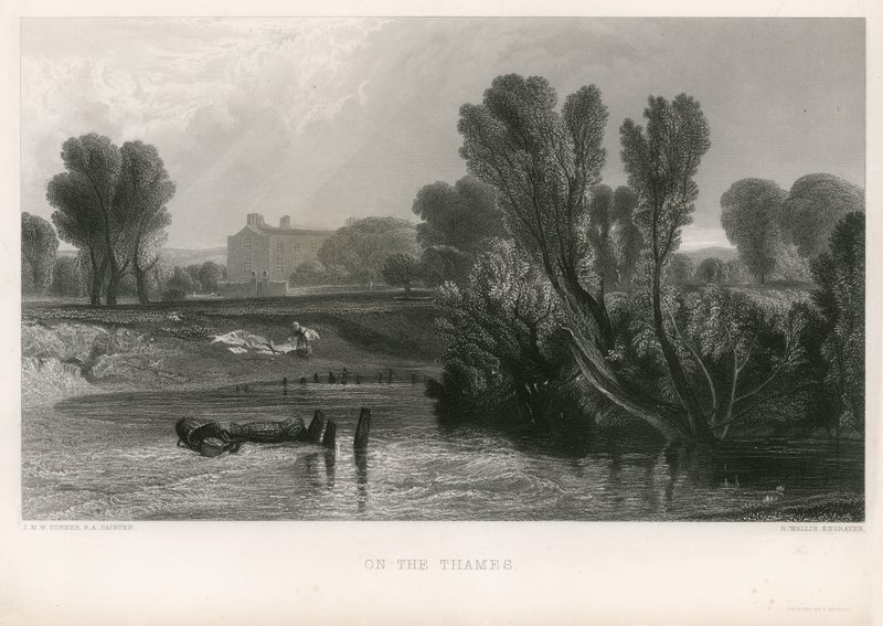 På Themsen af Joseph Mallord William Turner