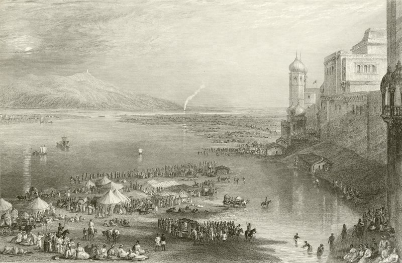 Pilgrimme ved Hurdwars hellige messe af Joseph Mallord William Turner