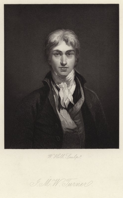 Selvportræt af J M W Turner af Joseph Mallord William Turner