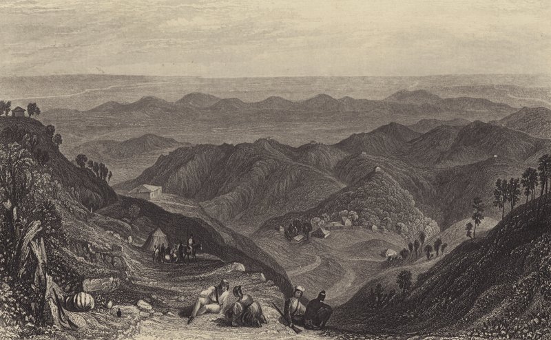 Mussoorie and the Doon, fra Landour af after Joseph Mallord William Turner