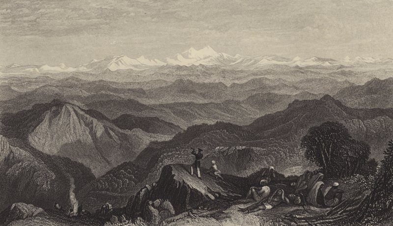 Snedækket område, fra Tyne eller Marma af after Joseph Mallord William Turner