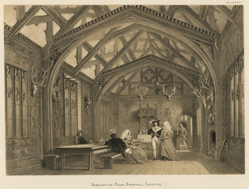 Selskabslokale, Bramhall, Cheshire af Joseph Nash