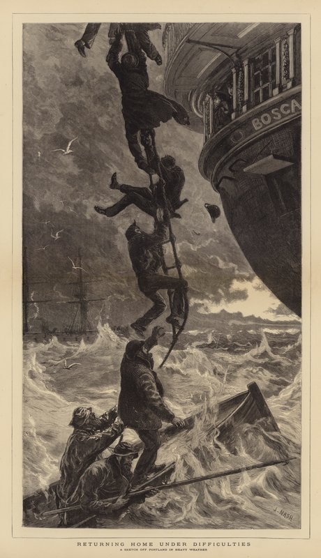 Hjemvendelse under vanskeligheder af Joseph Nash