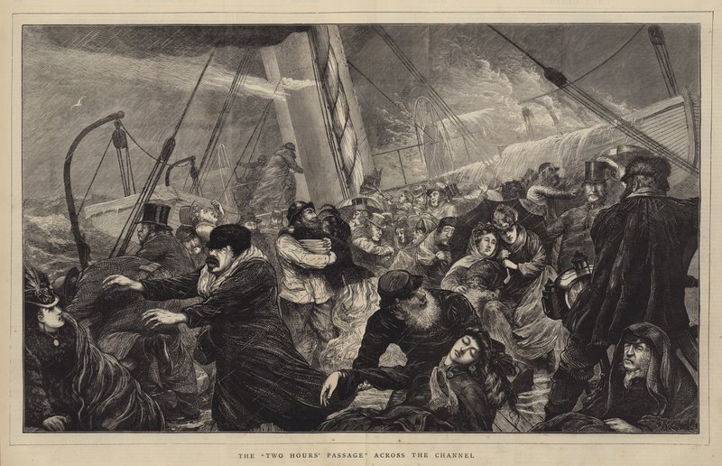 De to timers passage over kanalen af Joseph Nash