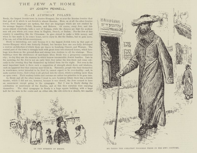 The Jew at Home, af Joseph Pennell af Joseph Pennell