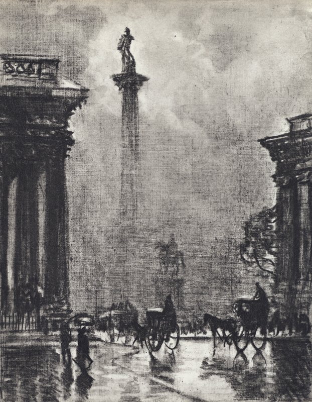 Nelson-søjlen af Joseph Pennell