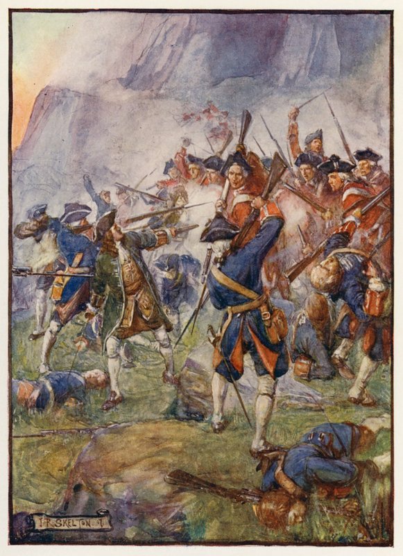 Den store belejring af Gibraltar af Joseph Ratcliffe (after) Skelton