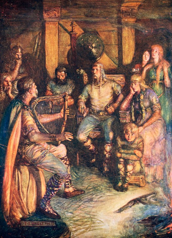 Minstrel sang af de berømte døde af helte af Joseph Ratcliffe Skelton